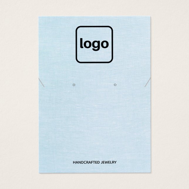 Simple Ajouter logo Bleu oreille et écran de colli (Devant)