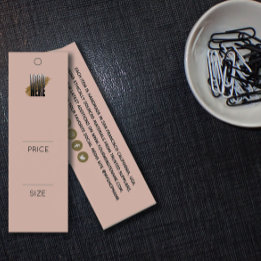 Simple Ajouter votre logo Bleu étiquette de prix