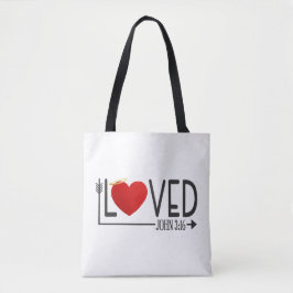 Simple amour Bible Verse Valentine | Sac fourre-to