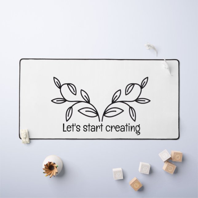 Simple and calm design desk mat (Tableau pour enfants)