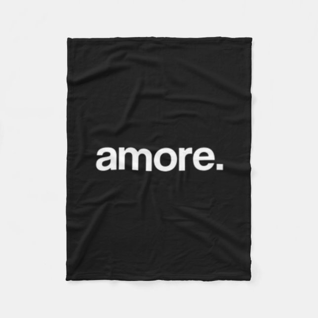Simple And Unique Amore Valentine's Day Design  Fleecedecke (Vorderseite)