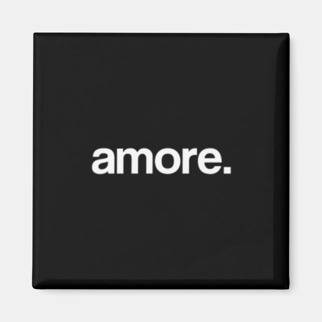 Simple And Unique Amore Valentine's Day Design  Magnet (Vorne)