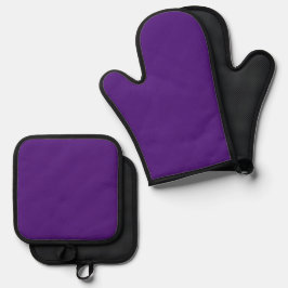 Simple Authority® Purpel Ofenhandschuh & Topflappen-Set