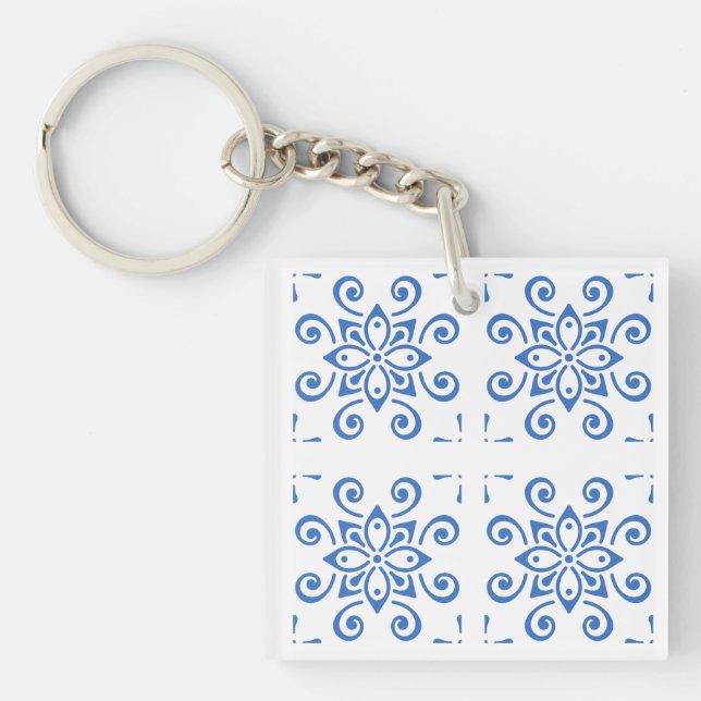 Simple Azulejo Schlüsselanhänger (Vorderseite)