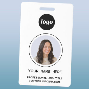 Simple badge de photo d'identité