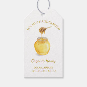 Simple Bio Honey Hang Tag l White Geschenkanhänger