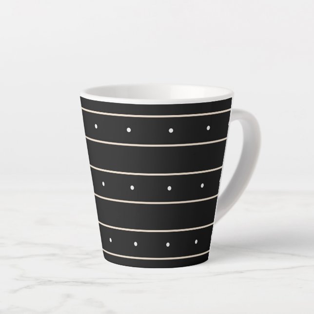 Simple Black Background With Grey Stripes And Tiny Milchtasse (Rechte Ecke)