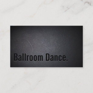 Simple Black Ballroom Dance Carte de visite