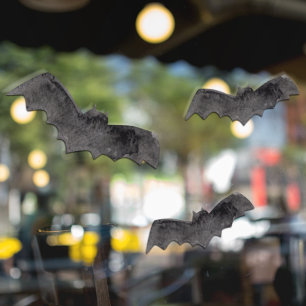 Simple Black Boo Happy Halloween Fensteraufkleber