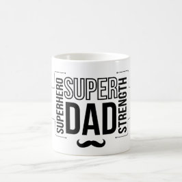 Simple Black Super Vater Tasse
