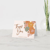 Simple Boho Retro Floral Brautparty Individuelle N