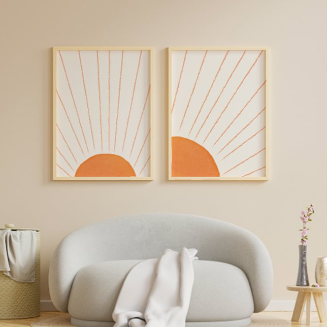 Simple Boho Sunrise Poster (Simple Boho Sunrise Poster)
