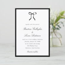 Simple Bow Classic Wedding