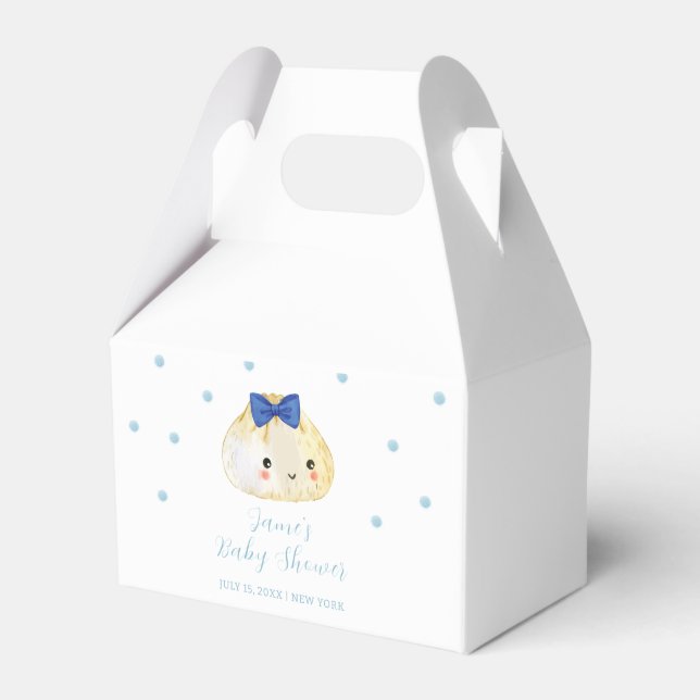 Simple Boy Little Dumpling Baby Dusche Geschenkschachtel (Vorderseite)