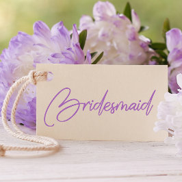 Simple Bridesmaid Typografie Gummistempel