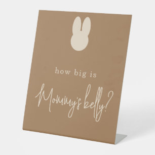 Simple Bunny Wie groß ist Mommys Bauch Sockelschild