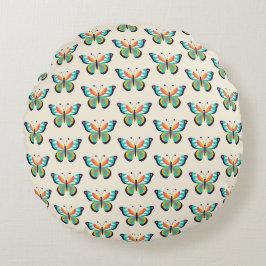 Simple Butterfly Rundes Kissen