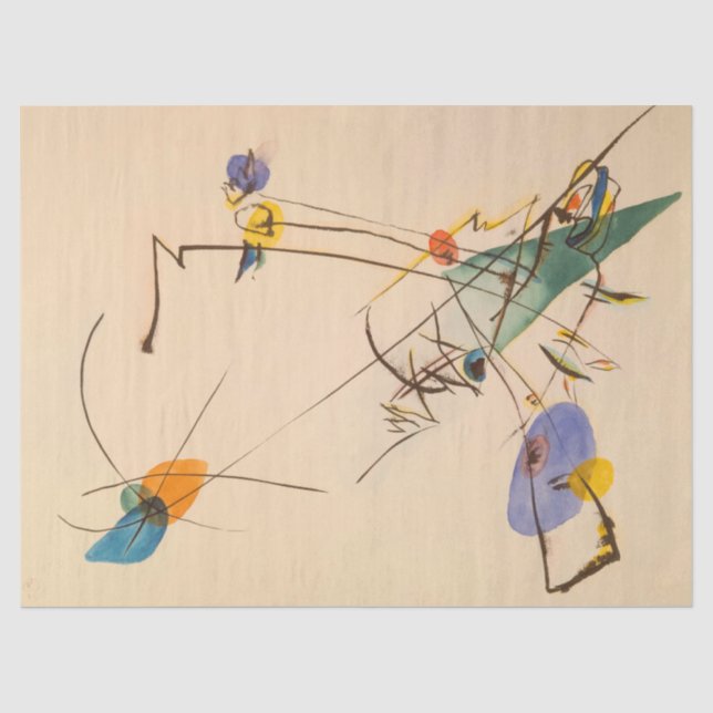 Simple by Wassily Kandinsky Seidenpapier (Vorderseite)