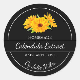 Simple Calendula maison Extract Étiquette