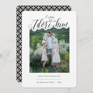 Simple carte de Noël Adore-Lui