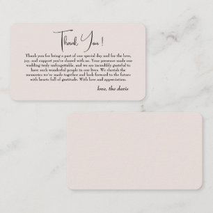 simple carte de remerciements de fleurs de cerisie