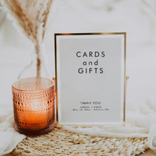 Simple Cartes Noir Et Blanc Cadeaux Mariage Signal