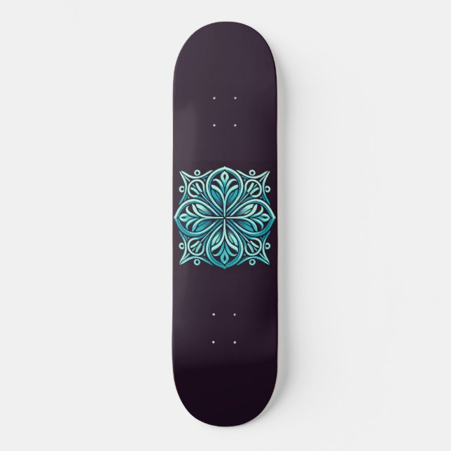 Simple Celtic Square Skateboard (Vorderseite)