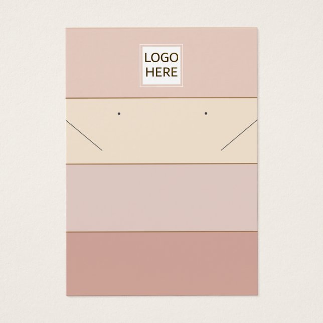 Simple chic Boucles d'oreilles Collier Display Car (Devant)