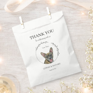 Simple Chihuahua Dog Wedding Danke, dass du die Ta Geschenktütchen