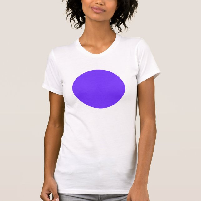 Simple Circle - Deep Azure T-Shirt (Vorderseite)