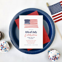 Simple Classic American Flag 4. Juli Party