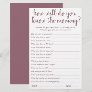 Simple Comme Tu Connais Bien Maman   Carte Mauve