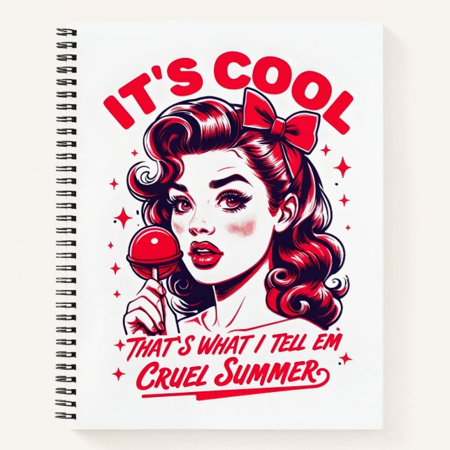 Simple Cruel été 1950 Design - Carnet (Devant)