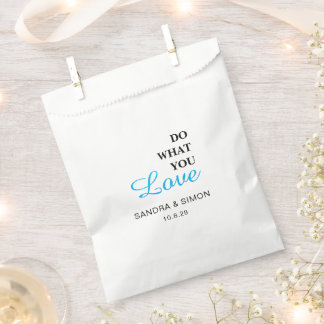 Simple Custom | DO WHAT YOU LOVE | Wedding Geschenktütchen