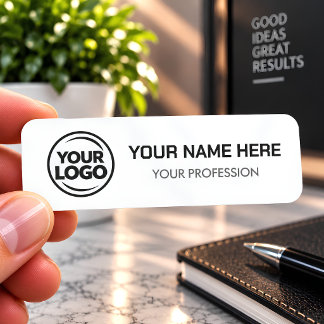 Simple Custom Logo Employee magnetic Safety Pin Namensschild