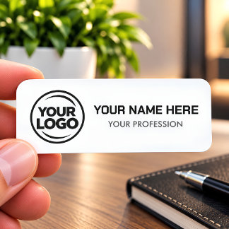 Simple Custom Logo Employee magnetic Safety Pin Namensschild