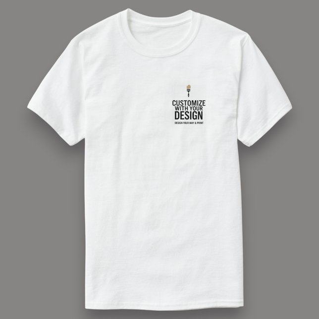 Simple Customizable Blank Business Corporate T-Shirt (Von Creator hochgeladen)