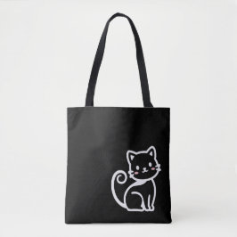 Simple Cute Cat Tasche