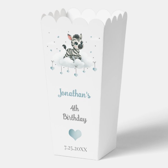 Simple cute little zebra  geschenkschachtel (Vorderseite)