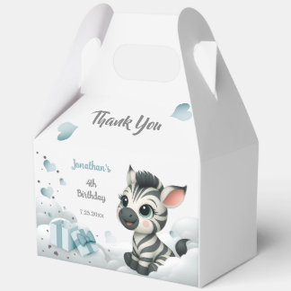 Simple cute little zebra  geschenkschachtel