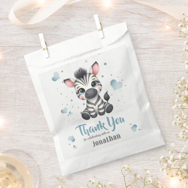 Simple cute little zebra  geschenktütchen (Ausgeschnitten)