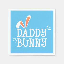 Simple Daddy Bunny Ostertypograph | Serviette