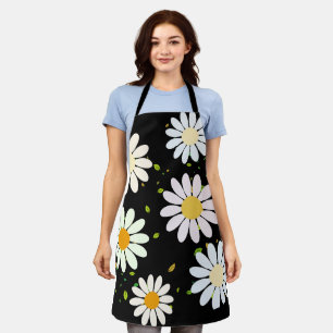 Simple Daisy Blume Floral Pattern trendy Girly Schürze