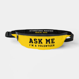 Simple Demande Tendance Aide Bénévole Jaune Noir