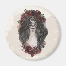 Simple Dia de los Muertos | Magnet