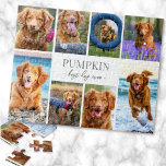 Simple Dog Pet Photo Collage<br><div class="desc">Personalized "Best Dog Ever" Jigsaw Puzzle. This simple and elegant jigsaw puzzle is a beautiful way to showcase cherished memories of your beloved dog. The design features space for a favorite photo, with room for their name on the first line and "Best Dog Ever" on the second line in a...</div>
