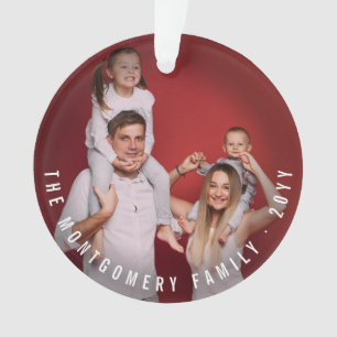 Simple double photo moderne Noël