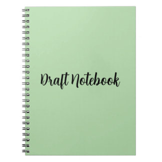 Simple Draft Book for School, homework & Projects Notizblock