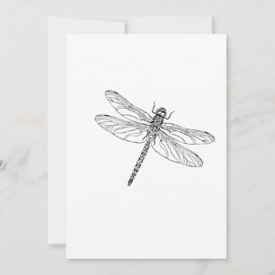 Simple Dragonfly Feiertagskarte