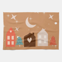 Simple Earth Tone Frohe Weihnachten